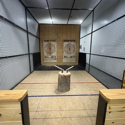 RSB Guns - Hatchet throwing makes it the coolest range ever.