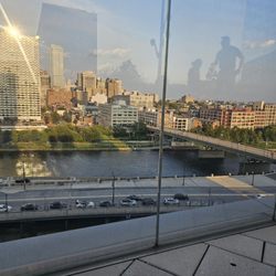 View from the park facing river