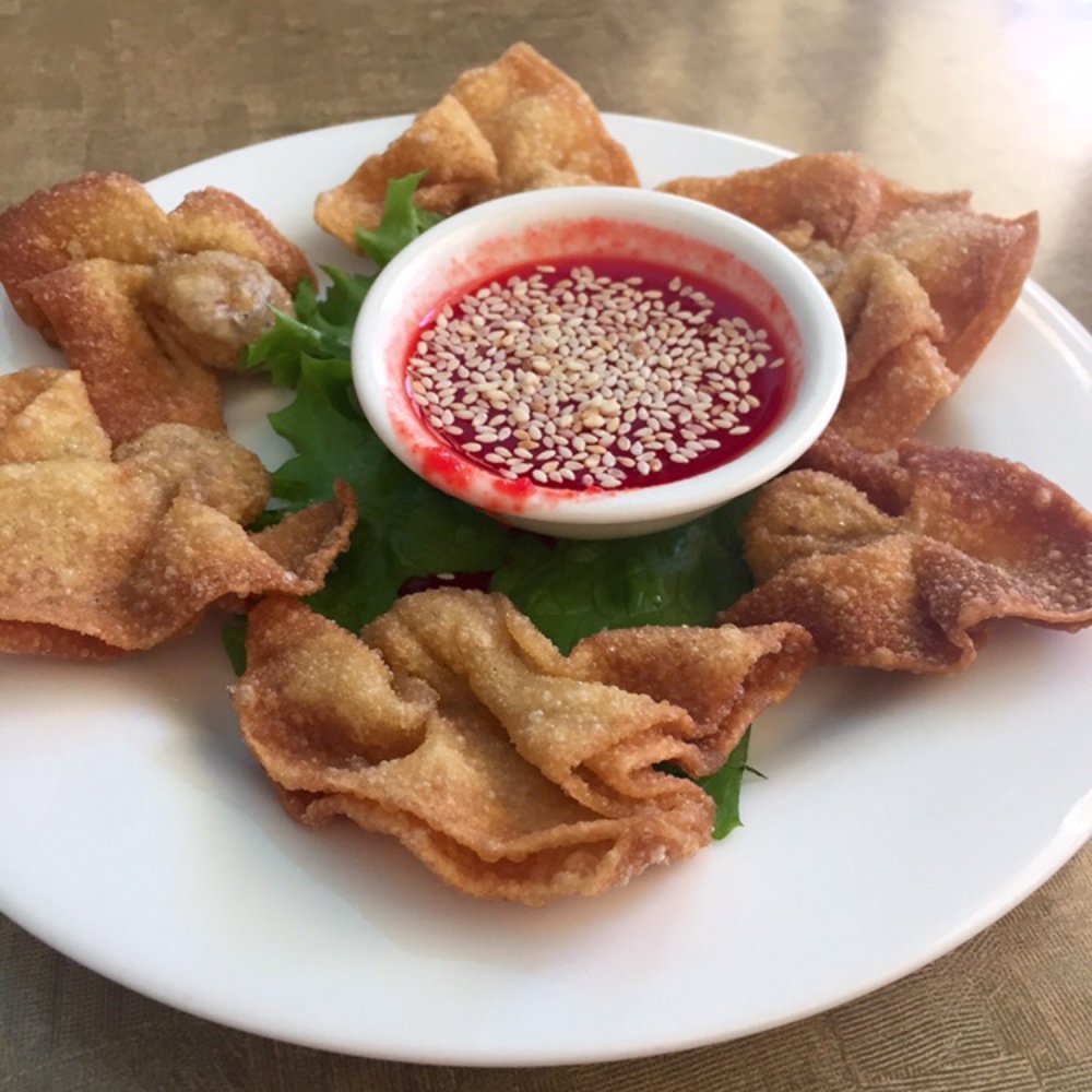 Veggie Today - Fried wontons: 3/5 only because there was barely any stuffing, but it tasted good. - Vegetarian Near Me - Concord, California Veggie Today - Fried wontons: 3/5 only because there was barely any stuffing, but it tasted good. - Vegetarian Near Me - Concord, California