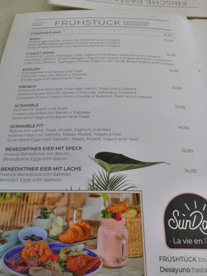 Menu photo 2 Chalet Siena Palma De Mallorca, PM Menu photo 2 Chalet Siena Palma De Mallorca, PM