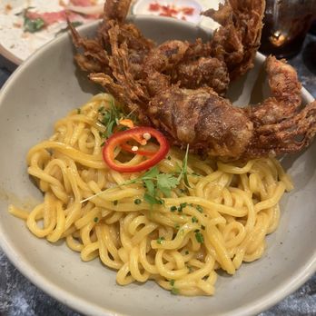 Chao - soft shell crab pasta - Asian Fusion Near Me - Honolulu, Hawaii