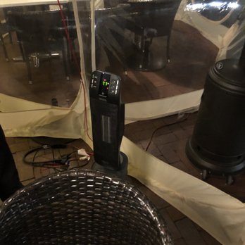Cork & Fork - Small electric heaters keep the snow globe warm and can be adjusted to suit. - Pizza Near Me - Harrisburg, Pennsylvania Cork & Fork - Small electric heaters keep the snow globe warm and can be adjusted to suit. - Pizza Near Me - Harrisburg, Pennsylvania