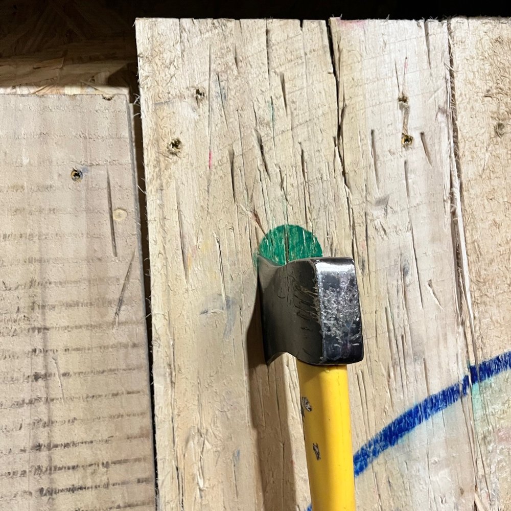 BATL Axe Throwing - Very proud of hitting this target - Axe Throwing Near Me - Charlotte, North Carolina