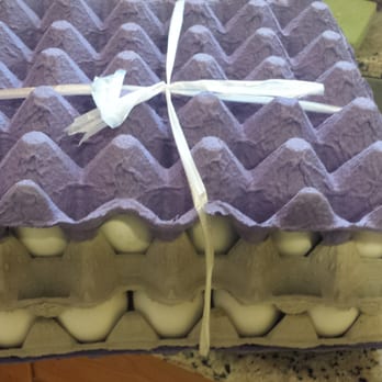 Ka Lei Eggs - Das right gang..........two tray of eggs for $10.00 bucks! Yes, that's 60 eggs! - Farmers Market Near Me - Honolulu, Hawaii