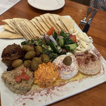 Zov's Bistro - Tustin - Mezze Platter - Mediterranean Near Me - Tustin, California