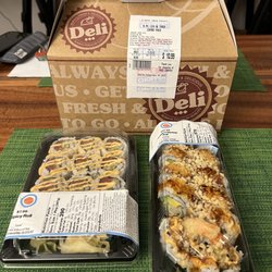 Price Chopper - 11/22/2022 - spicy roll $7.99 & tempura shrimp $10.49 sushi & 8pc fried chicken thighs/legs special $10.99