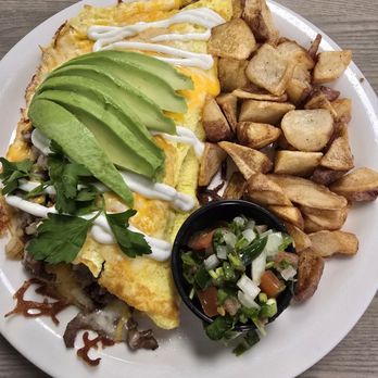 Scramblers Cafe - Carne asada omelet - Breakfast & Brunch Near Me - Norco, California Scramblers Cafe - Carne asada omelet - Breakfast & Brunch Near Me - Norco, California