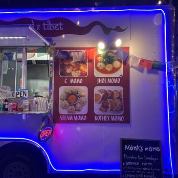Monk's Momo - Outside - Food Trucks Near Me - Austin, Texas
