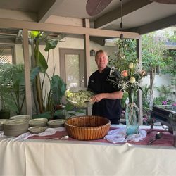 Chef To Go Catering - Beautiful Italian Buffet . Chef to go Catering did a fabulous job doing this backyard reception for us .  The food was fabulous.