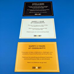 Bestype Printing NYC - Double Sided Inserts printed for Cook Unity food subscription in NYC