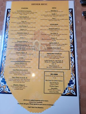 Menu photo 3 Hacienda La Paloma Mount Kisco, NY