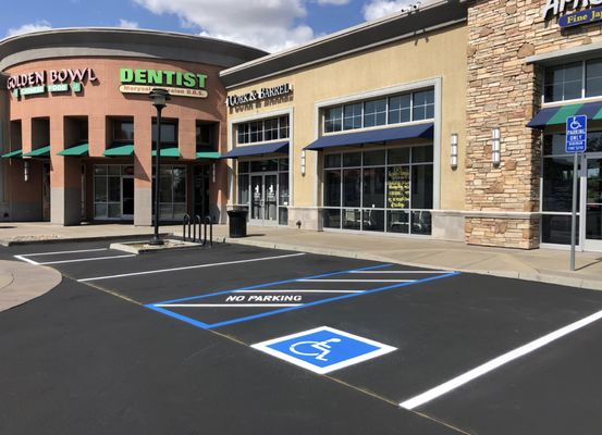 Parking Lot Striping - Striping by Reese’s Sealcoating helps ensure your space is safe and ADA compliant. Our striping is durable and resists fading. Whether for industrial, commercial, sports, or residential property, trust Reese’s for quality and convenience. Call us today for a free estimate- (209) 712-3323 Parking Lot Striping - Striping by Reese’s Sealcoating helps ensure your space is safe and ADA compliant. Our striping is durable and resists fading. Whether for industrial, commercial, sports, or residential property, trust Reese’s for quality and convenience. Call us today for a free estimate- (209) 712-3323