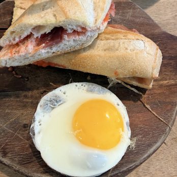 maman - Prosciutto sandwich with added egg (#protein) - French Near Me - Miami Beach, New York