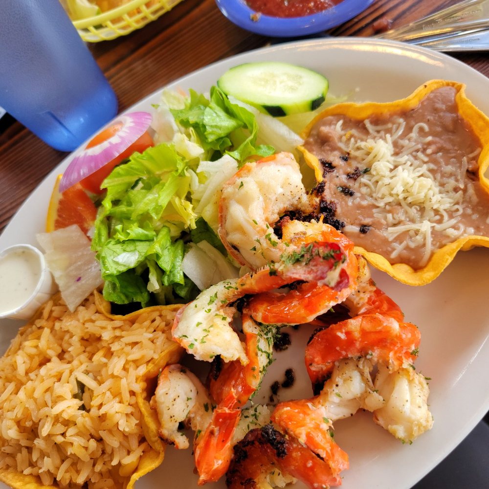 Mariscos Puerto Nuevo - Camarones al mojo de ajo so good and fresh. Waitress recommended. I requested beans instead of fries - Mexican Near Me - Seaside, California Mariscos Puerto Nuevo - Camarones al mojo de ajo so good and fresh. Waitress recommended. I requested beans instead of fries - Mexican Near Me - Seaside, California