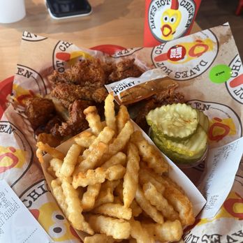 Dave's Hot Chicken - Chicken 10 pc. Dave's Bites w/ Fries - Chicken Shop Near Me - San Antonio, Texas