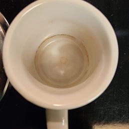 Dirty cup from cabinet Dirty cup from cabinet