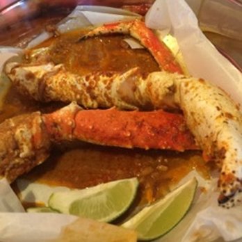 The Boiling House - King Crab,  1 pound.  My mother ordered this with the house special sauce and it filled her up.  She loved it. - Cajun/Creole Near Me - Cherry Hill, New Jersey