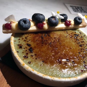 DOSC - To die for butterfly pea flower brûlée - Cafes Near Me - Edmonton, Alberta DOSC - To die for butterfly pea flower brûlée - Cafes Near Me - Edmonton, Alberta