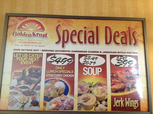 Menu photo 4 Golden Krust Stone Mountain, GA
