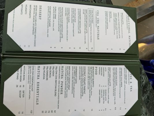 Menu photo 4 Cha Cha Matcha Beverly Hills, CA