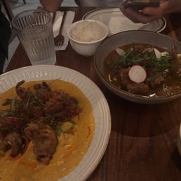 soft shell crab and short rib