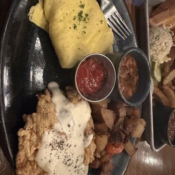 King Ranch Texas Kitchen - Chicken fried steak with eggs - Steakhouses Near Me - Houston, Texas King Ranch Texas Kitchen - Chicken fried steak with eggs - Steakhouses Near Me - Houston, Texas