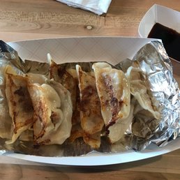 Perfectly fried dumplings