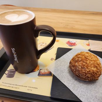 Sulbing Cafe - Cafe Mocha, Vanilla Cookie Choux - Cafes Near Me - Mountain View, California