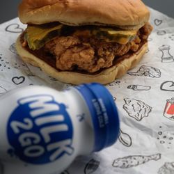 KFC - Kentucky Scorcher with Free Milk