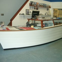 We Made this Counter modeled after the Tobin Craft Boats built here in the late 50's
