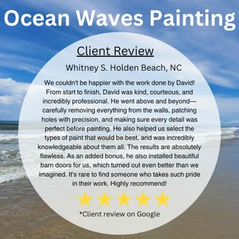 Ocean Waves Painting - Painters Near Me - Shallotte, North Carolina Ocean Waves Painting - Painters Near Me - Shallotte, North Carolina