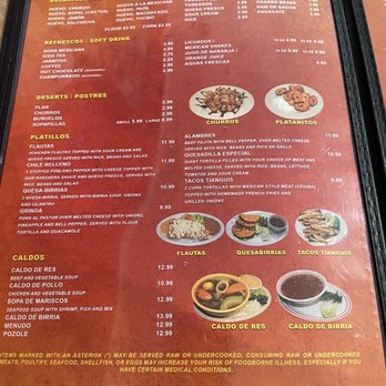 La Guarecita Restaurant - the menu - Mexican Near Me - Katy, Texas