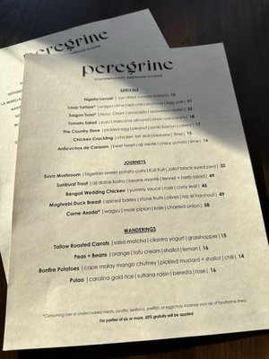 Menu photo 8 Peregrine Raleigh, NC Menu photo 8 Peregrine Raleigh, NC