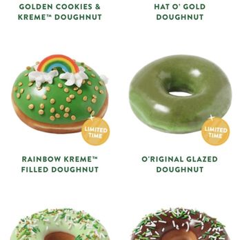Krispy Kreme - St. Patrick's day limited offers - Donuts Near Me - Humble, Texas