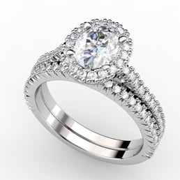 Engagement ring and wedding band! All custom!!! Engagement ring and wedding band! All custom!!!