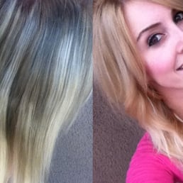 To the left is the before shot, what I did to myself... and to the right is the results after Lacy worked her MAGIC! So happy! To the left is the before shot, what I did to myself... and to the right is the results after Lacy worked her MAGIC! So happy!