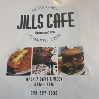 Jill's Cafe - Just remember:  only open until 2pm! - Cafes Near Me - Richmond, Minnesota