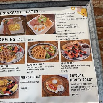 Morning Kitchen - menu - Waffles Near Me - Los Angeles, California Morning Kitchen - menu - Waffles Near Me - Los Angeles, California