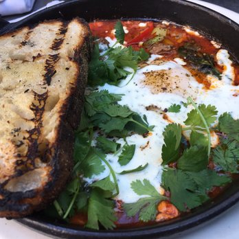 Gjelina - Morrocan baked eggs - New American Near Me - Venice, California Gjelina - Morrocan baked eggs - New American Near Me - Venice, California