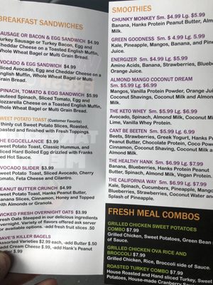 Menu photo 3 Wicked Fresh Cafe Johnston, RI