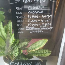 The outside of the store