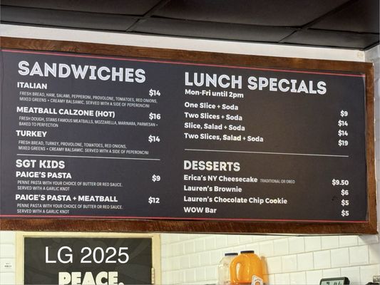 Menu photo 5 Sgt. Pepperoni's Pizza Store Newport Beach, CA