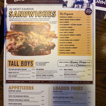 Primanti Bros. Restaurant and Bar - Menu - New American Near Me - Monroeville, Pennsylvania Primanti Bros. Restaurant and Bar - Menu - New American Near Me - Monroeville, Pennsylvania