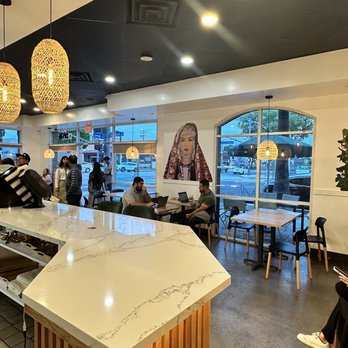 Qamaria Coffee - From inside - Coffee & Tea Near Me - Fullerton, California Qamaria Coffee - From inside - Coffee & Tea Near Me - Fullerton, California