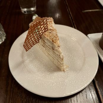 Red Square Euro Bistro - Not sure what it's called, but it's got a dozen layers and taste of sour cream.  Loved it! - Bars Near Me - Denver, Colorado