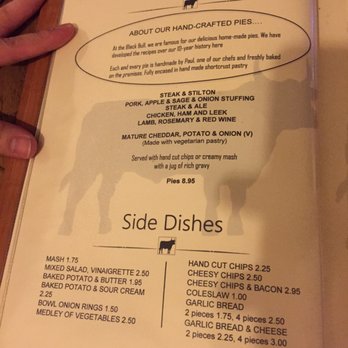The Black Bull - Menu - Pubs Near Me - Huntingdon, CAM The Black Bull - Menu - Pubs Near Me - Huntingdon, CAM