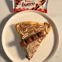 Kinder Nutella Crepe