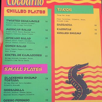 Cocodrilo - Small plates - Mexican Near Me - Atlantis, Florida