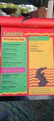 Menu photo 4 Cocodrilo Atlantis, FL