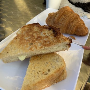 Tarragon Cafe - Grilled Cheese, Butter Croissant, and Hot Chocolate - Cafes Near Me - San Francisco, California